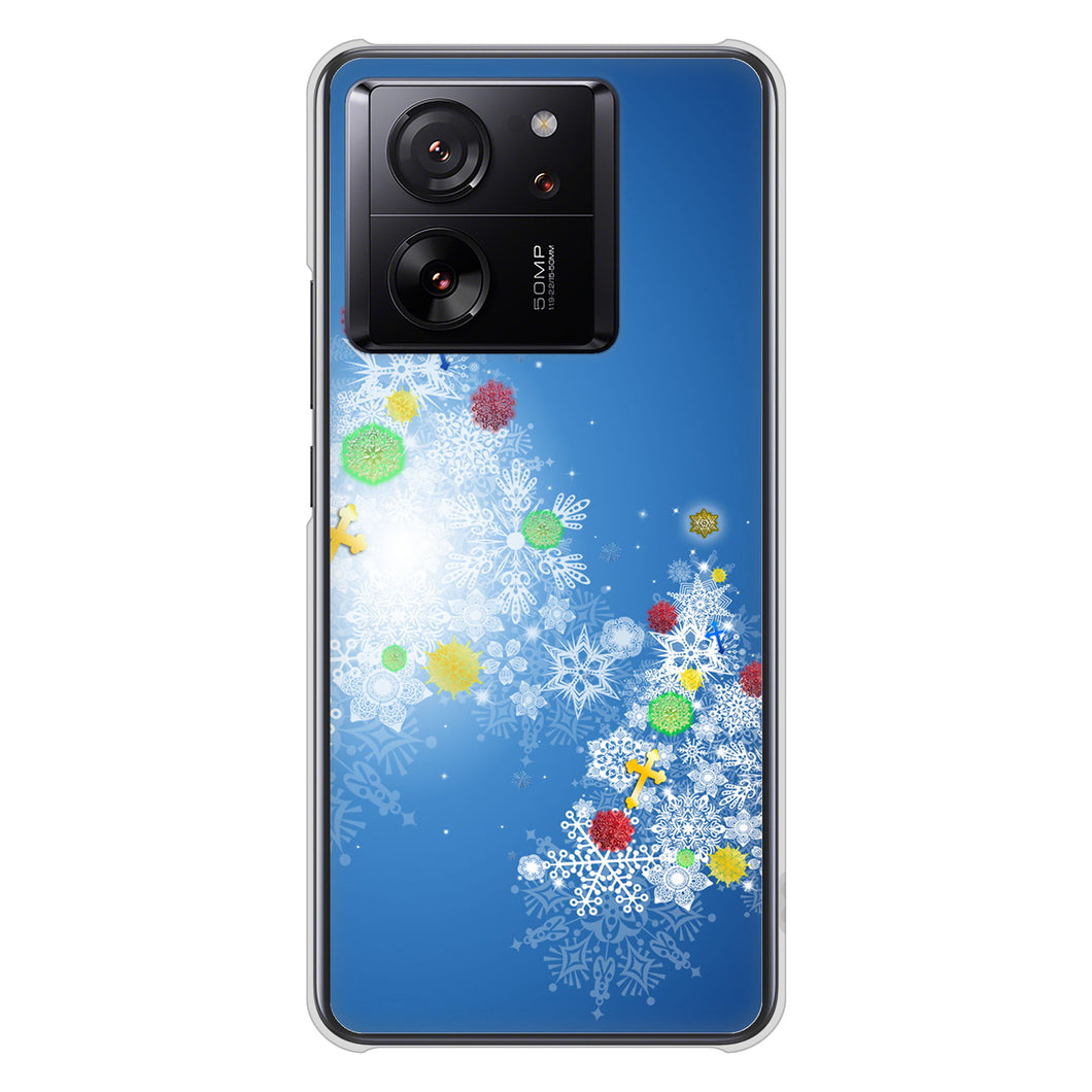 Xiaomi 13T XIG04 au 高画質仕上げ 背面印刷 ハードケースクリスマス