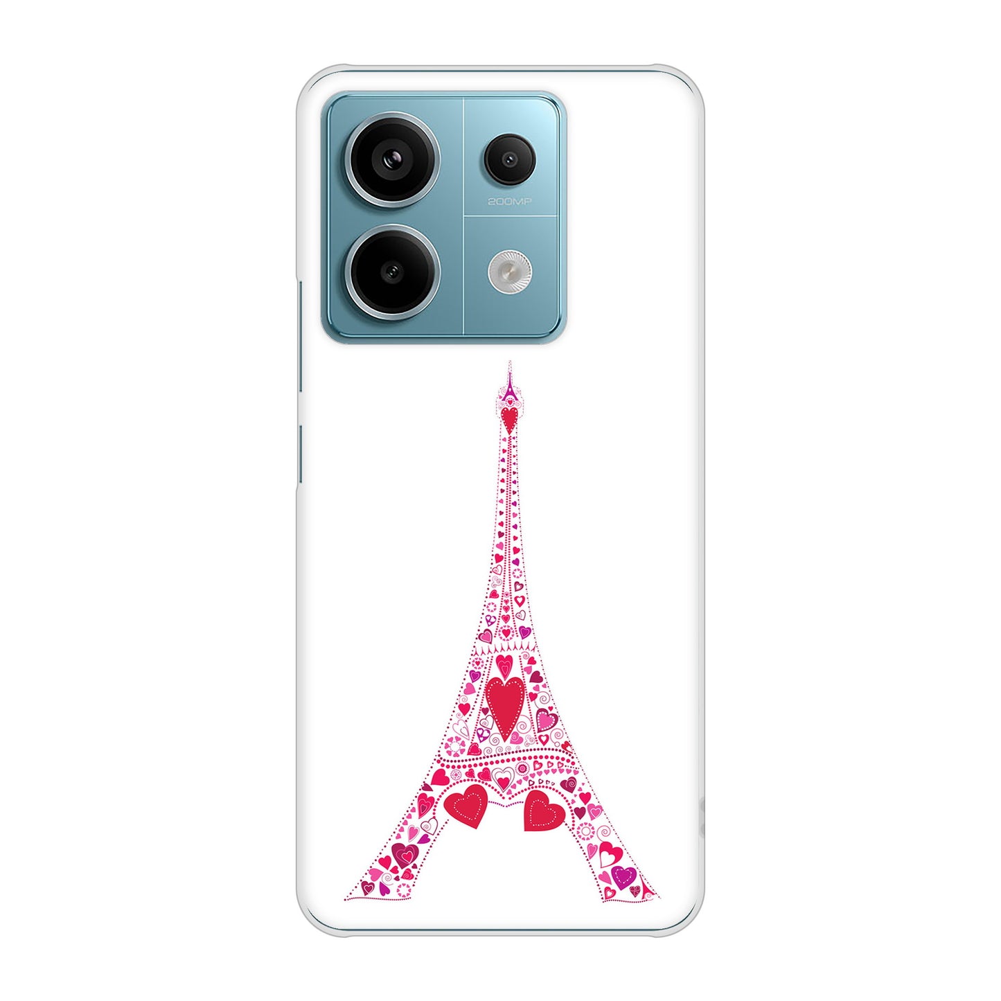 Xiaomi Redmi Note 13 Pro 5G XIG05 au 高画質仕上げ 背面印刷 ハードケースLOVE フランス