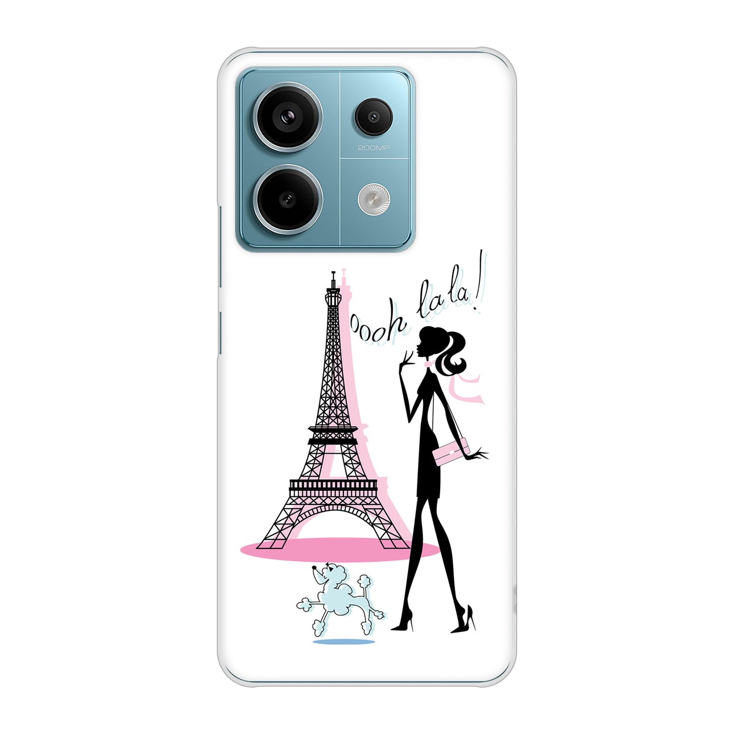 Xiaomi Redmi Note 13 Pro 5G XIG05 au 高画質仕上げ 背面印刷 ハードケースLOVE フランス