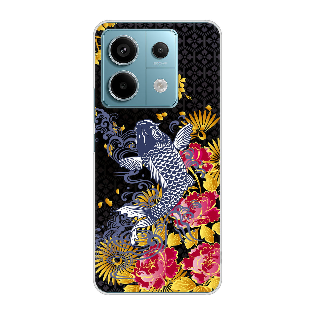 Xiaomi Redmi Note 13 Pro 5G XIG05 au 高画質仕上げ 背面印刷 ハードケース鯉