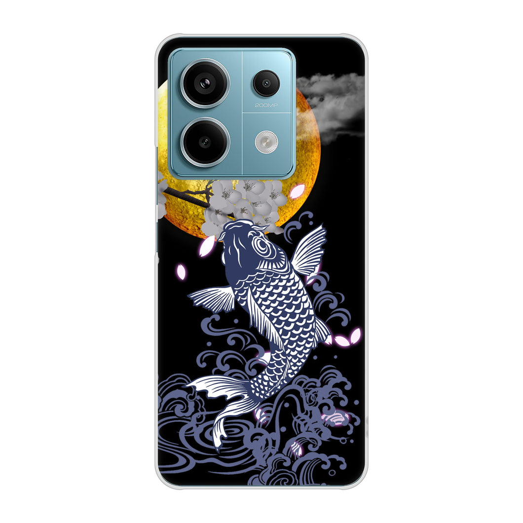 Xiaomi Redmi Note 13 Pro 5G XIG05 au 高画質仕上げ 背面印刷 ハードケース鯉