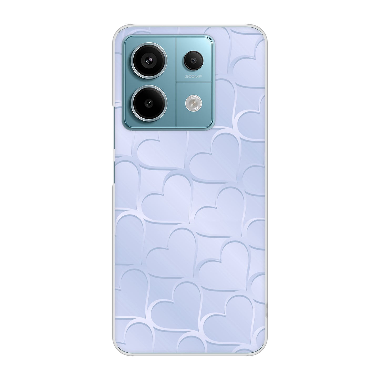 Xiaomi Redmi Note 13 Pro 5G XIG05 au 高画質仕上げ 背面印刷 ハードケースかくれハート