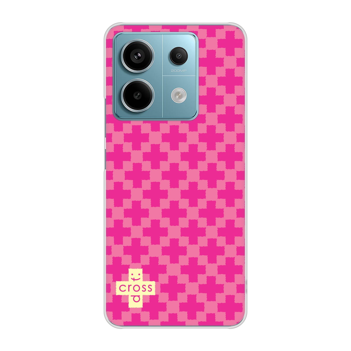 Xiaomi Redmi Note 13 Pro 5G XIG05 au 高画質仕上げ 背面印刷 ハードケースクロスドット