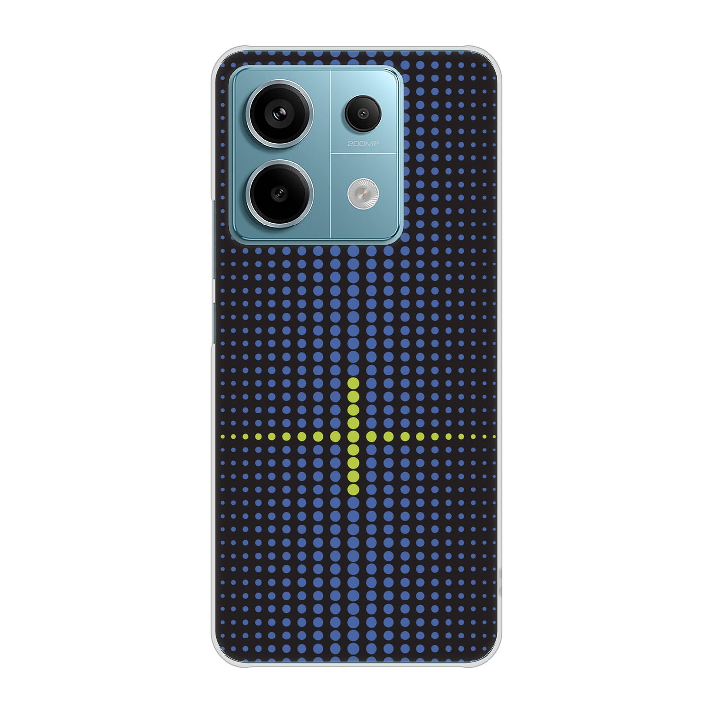 Xiaomi Redmi Note 13 Pro 5G XIG05 au 高画質仕上げ 背面印刷 ハードケース 【IB907 グラデーションドット】