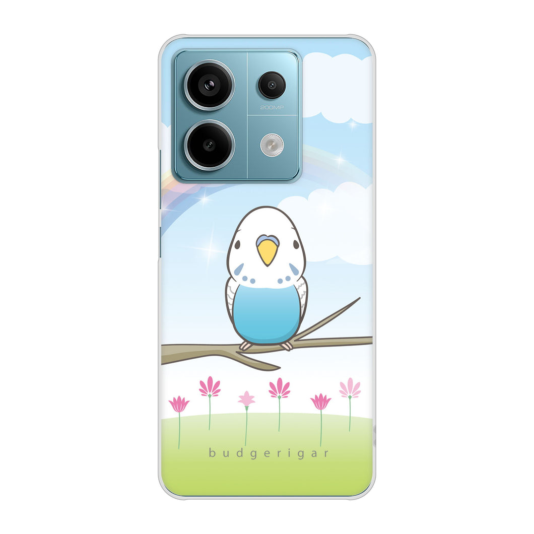 Xiaomi Redmi Note 13 Pro 5G XIG05 au 高画質仕上げ 背面印刷 ハードケースセキセイインコ
