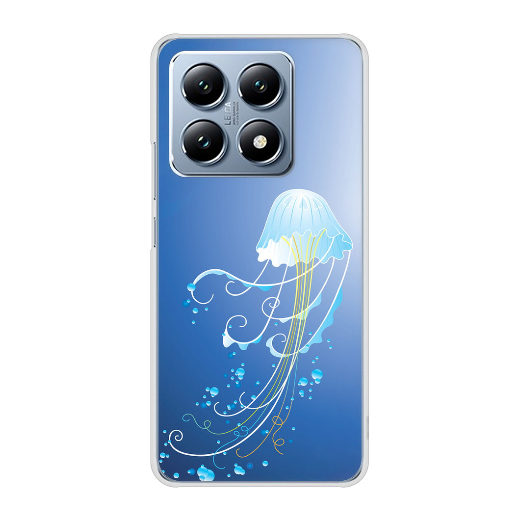 Xiaomi 14T XIG07 au 高画質仕上げ 背面印刷 ハードケース 【362 ジェリーフィシュ】