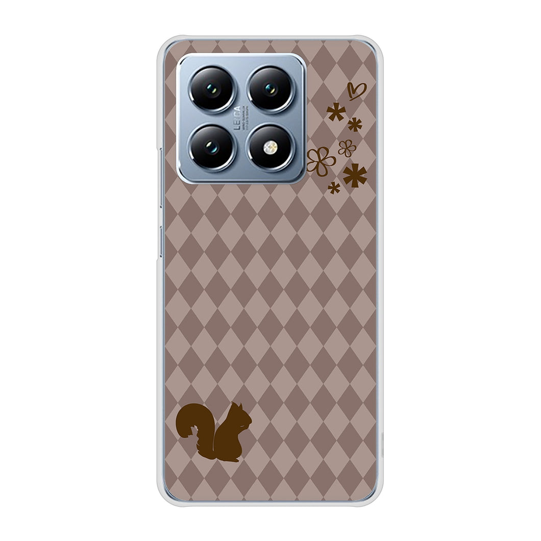 Xiaomi 14T XIG07 au 高画質仕上げ 背面印刷 ハードケース 【515 リス】