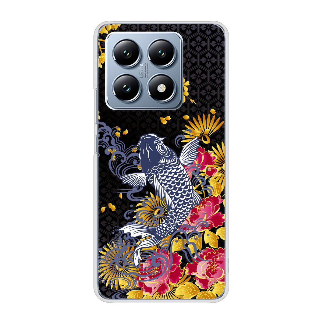 Xiaomi 14T XIG07 au 高画質仕上げ 背面印刷 ハードケース鯉