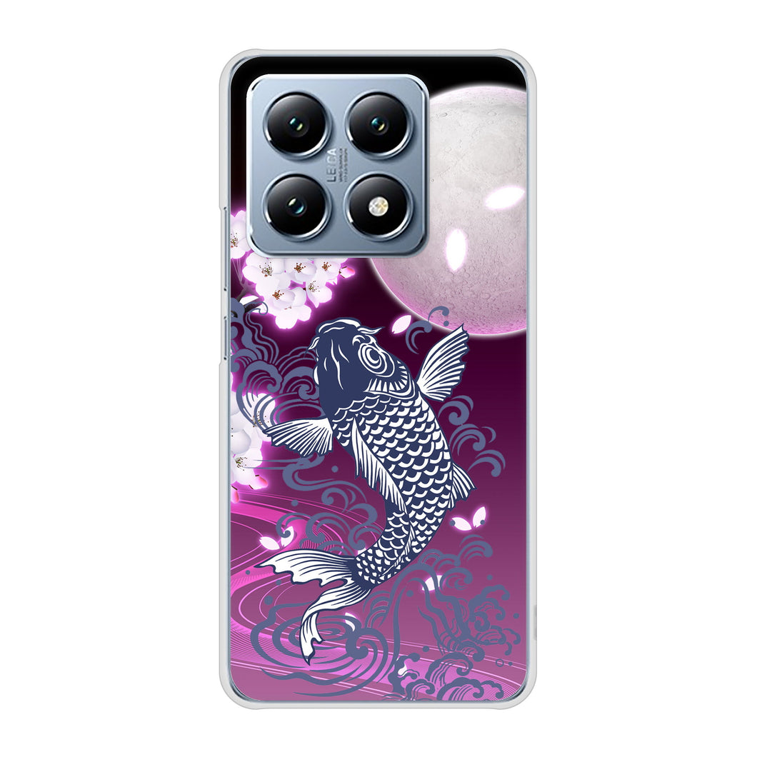 Xiaomi 14T XIG07 au 高画質仕上げ 背面印刷 ハードケース鯉