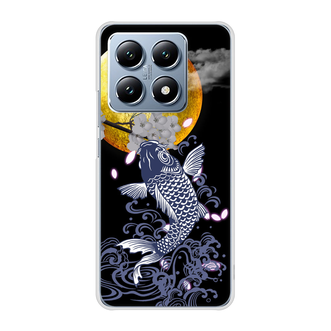 Xiaomi 14T XIG07 au 高画質仕上げ 背面印刷 ハードケース鯉