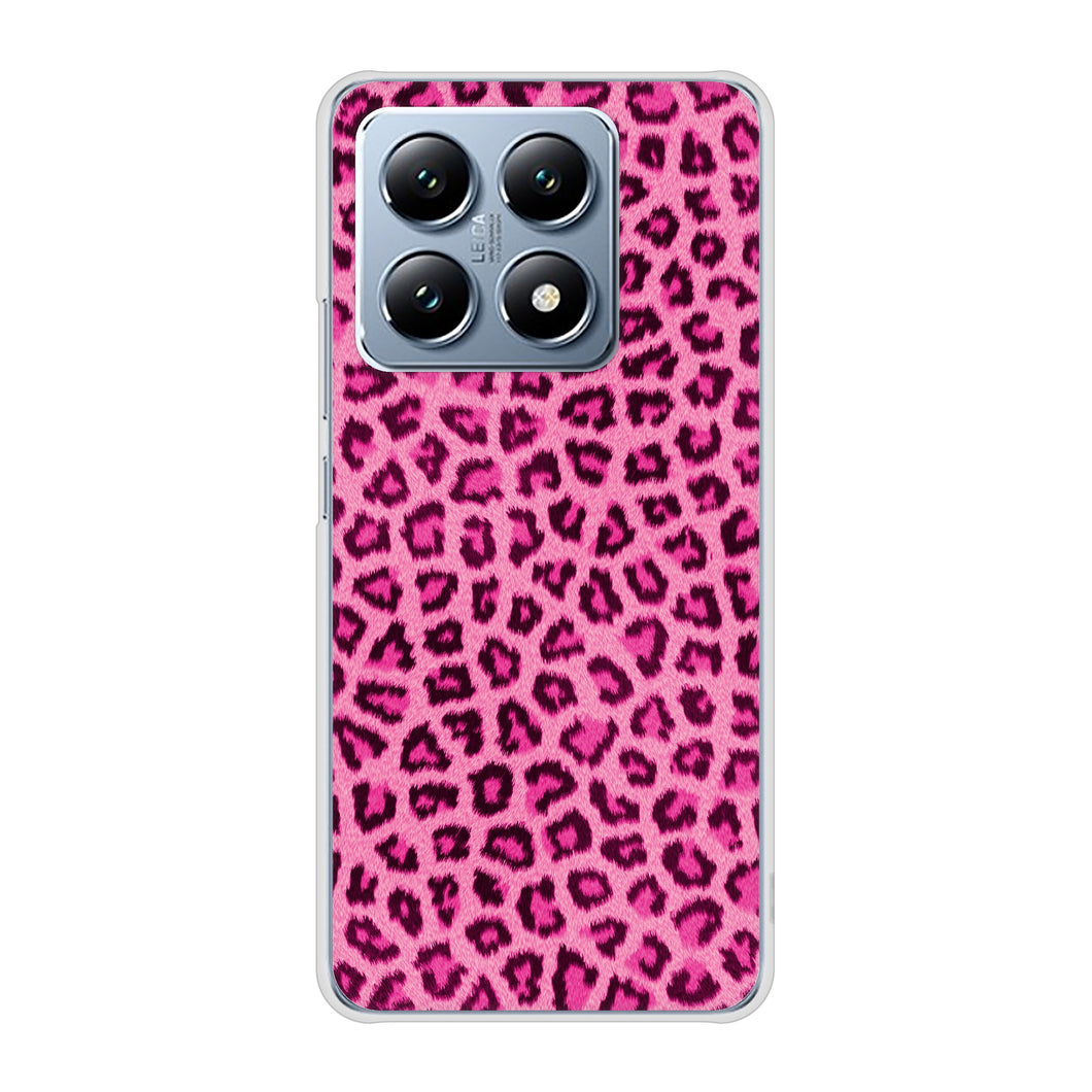 Xiaomi 14T XIG07 au 高画質仕上げ 背面印刷 ハードケースヒョウ柄ベーシックS