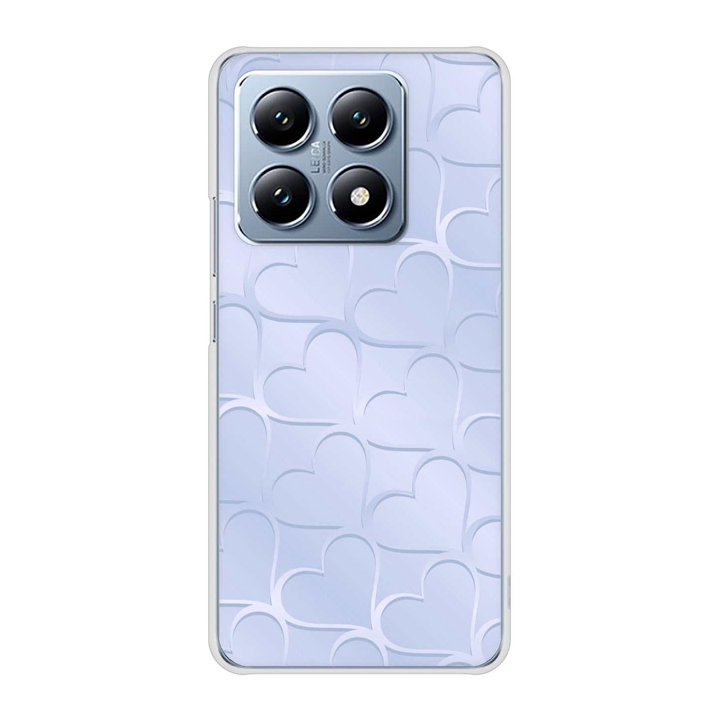 Xiaomi 14T XIG07 au 高画質仕上げ 背面印刷 ハードケースかくれハート