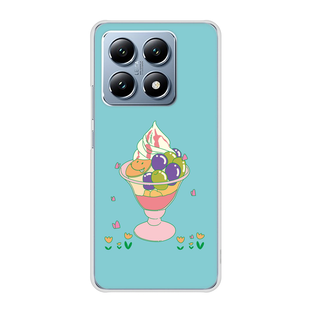 Xiaomi 14T XIG07 au 高画質仕上げ 背面印刷 ハードケーススイーツイラスト