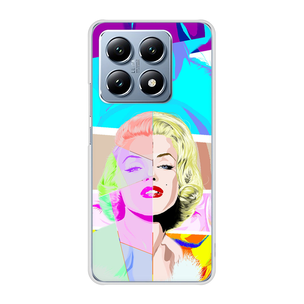 Xiaomi 14T XIG07 au 高画質仕上げ 背面印刷 ハードケースマリリンモンローデザイン
