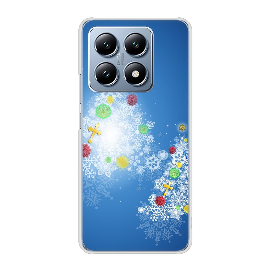 Xiaomi 14T XIG07 au 高画質仕上げ 背面印刷 ハードケースクリスマス
