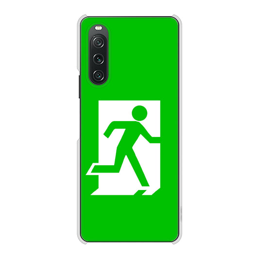 Xperia 10 V XQ-DC44 163 非常口 ハードケース 背面印刷