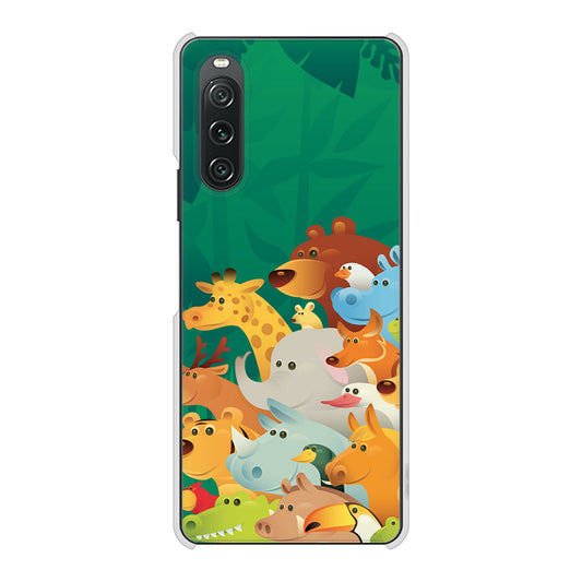 Xperia 10 V XQ-DC44 370 全員集合 ハードケース 背面印刷