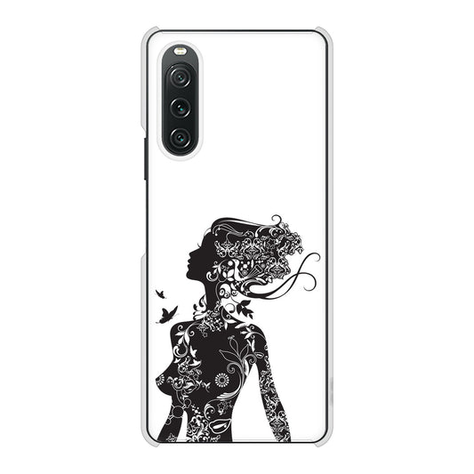 Xperia 10 V XQ-DC44 高画質仕上げ 背面印刷 ハードケース 【384 ボディアート】