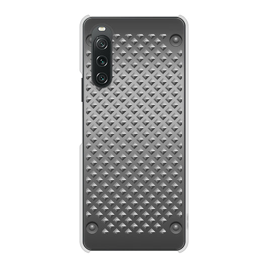 Xperia 10 V XQ-DC44 高画質仕上げ 背面印刷 ハードケース 【570 スタックボード】