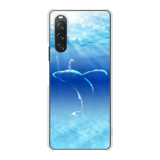 Xperia 10 V XQ-DC44 高画質仕上げ 背面印刷 ハードケース海の守り神