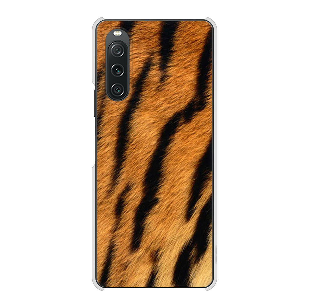 Xperia 10 V XQ-DC44 高画質仕上げ 背面印刷 ハードケースアニマル柄