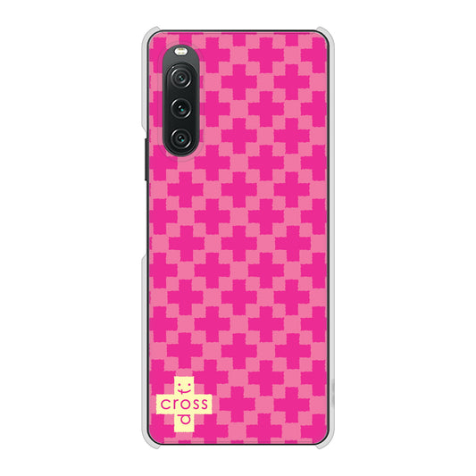 Xperia 10 V XQ-DC44 クロスドット ハードケース 背面印刷