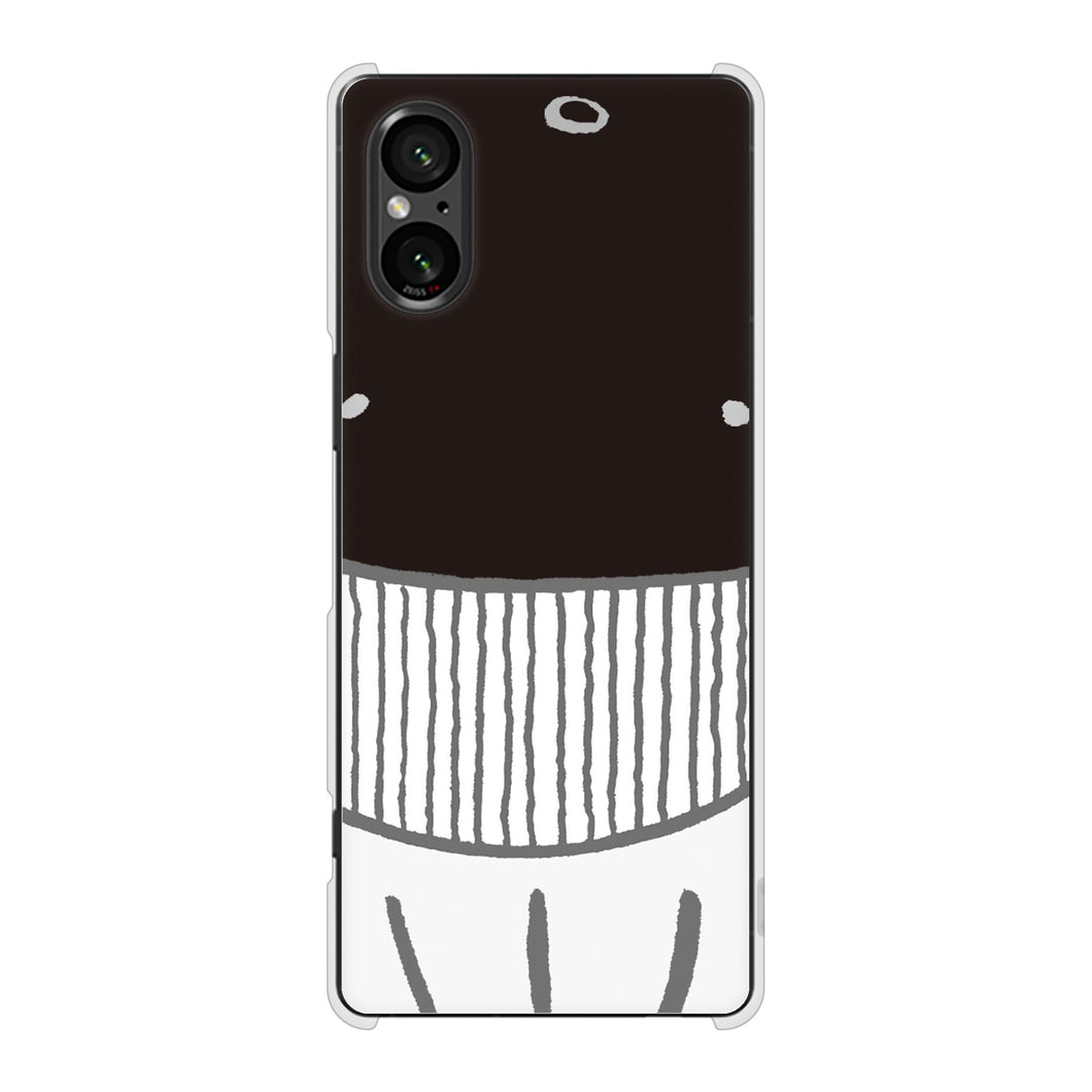 Xperia 5 V XQ-DE44 高画質仕上げ 背面印刷 ハードケースドアップアニマル