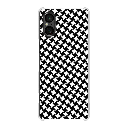 Xperia 5 V XQ-DE44 高画質仕上げ 背面印刷 ハードケース 【514 和柄&筆文字 風車】