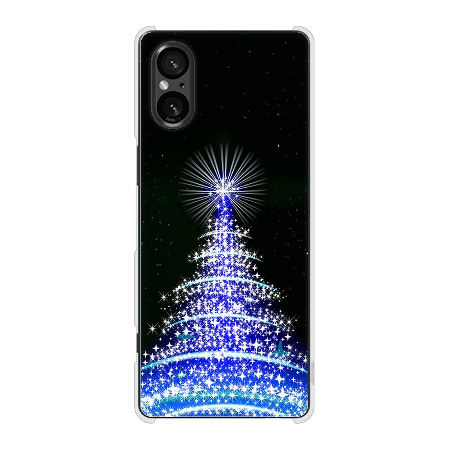 Xperia 5 V XQ-DE44 高画質仕上げ 背面印刷 ハードケースクリスマス