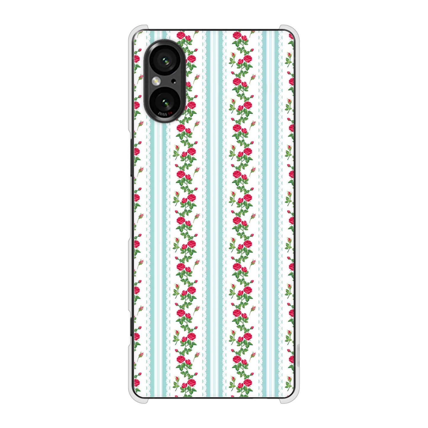 Xperia 5 V XQ-DE44 高画質仕上げ 背面印刷 ハードケースイングリッシュガーデン