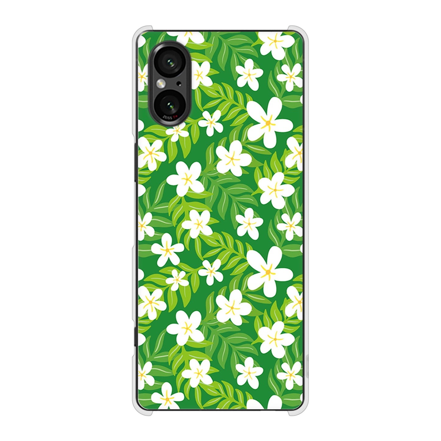 Xperia 5 V XQ-DE44 高画質仕上げ 背面印刷 ハードケース 【760 ジャスミンの花畑】