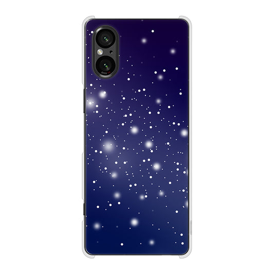 Xperia 5 V XQ-DE44 高画質仕上げ 背面印刷 ハードケース 【1271 天空の川】