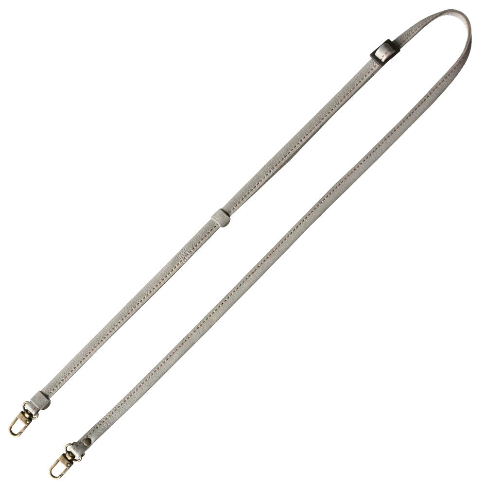 姫路レザー 本革 スマホ用ショルダーストラップ アンティークゴールド 約75~134cm