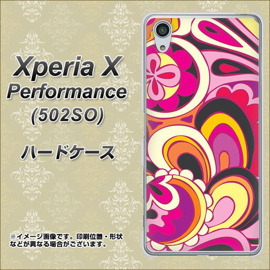 SoftBank エクスペリアX パフォーマンス 502SO 高画質仕上げ 背面印刷 ハードケース【586 ブローアップカラー】