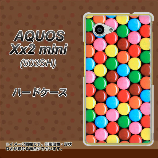 SoftBank アクオス Xx2 mini 503SH 高画質仕上げ 背面印刷 ハードケース【448 マーブルチョコ】