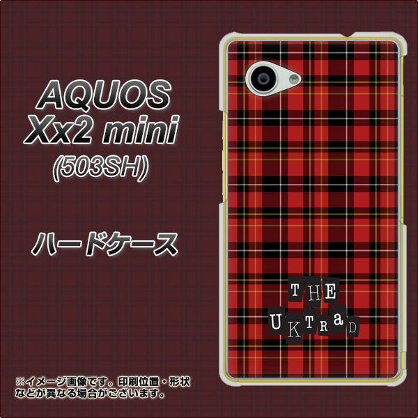 SoftBank アクオス Xx2 mini 503SH 高画質仕上げ 背面印刷 ハードケース【547 THEチェック】