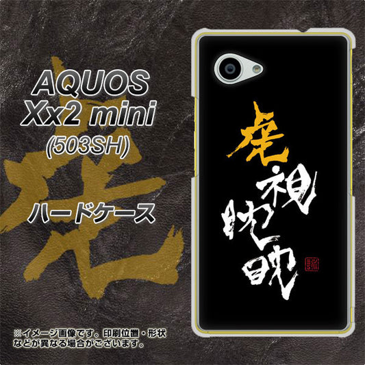 SoftBank アクオス Xx2 mini 503SH 高画質仕上げ 背面印刷 ハードケース【OE803 虎視眈々】