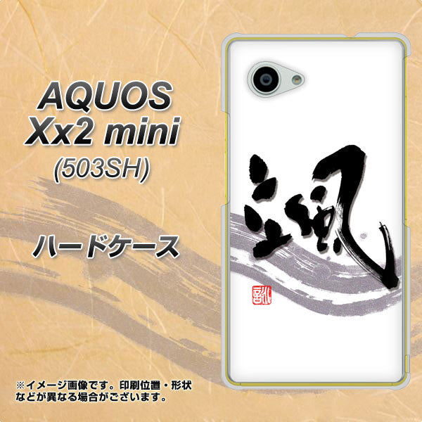 SoftBank アクオス Xx2 mini 503SH 高画質仕上げ 背面印刷 ハードケース【OE827 颯】