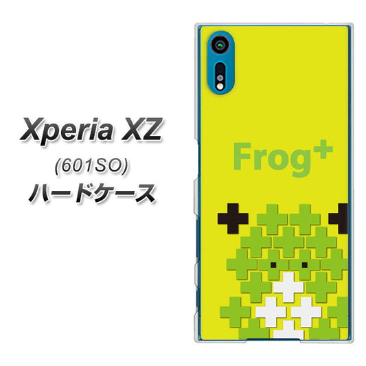 softbank エクスペリアXZ 601SO 高画質仕上げ 背面印刷 ハードケース【IA806  Frog＋】