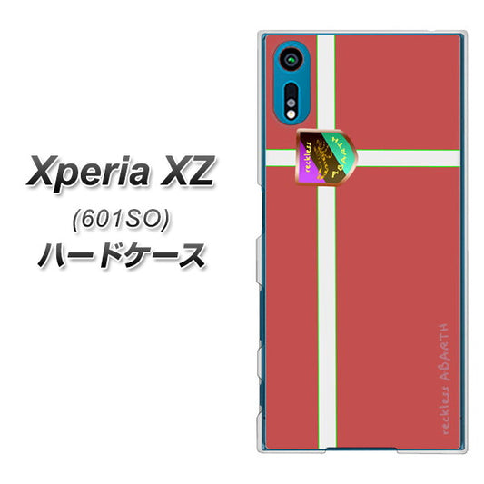 softbank エクスペリアXZ 601SO 高画質仕上げ 背面印刷 ハードケース【YC934 アバルト05】