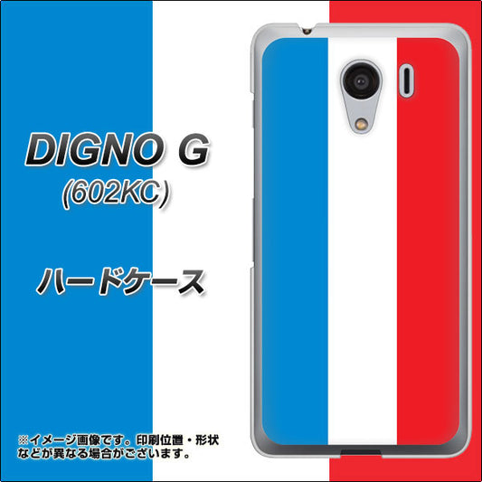 SoftBank ディグノG 602KC 高画質仕上げ 背面印刷 ハードケース【673 フランス】