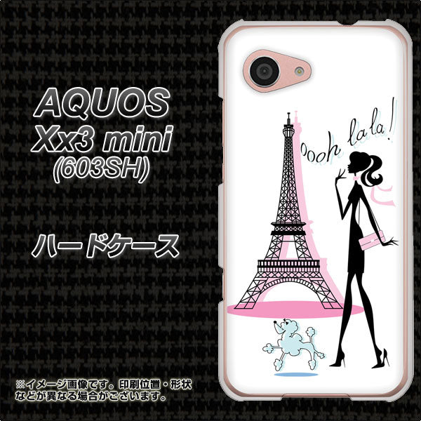 SoftBank アクオス Xx3 mini 603SH 高画質仕上げ 背面印刷 ハードケース【377 エレガント】