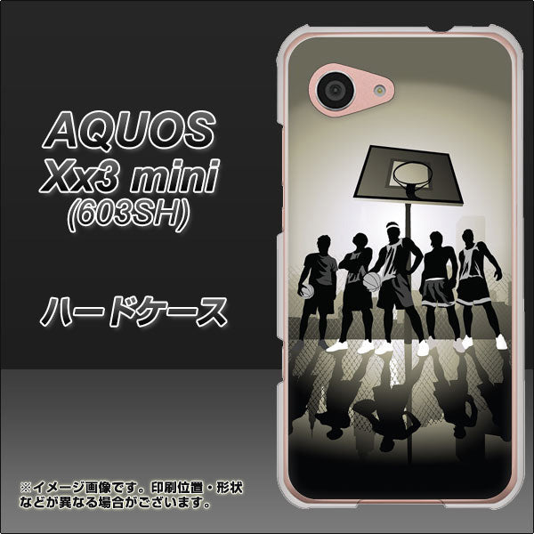SoftBank アクオス Xx3 mini 603SH 高画質仕上げ 背面印刷 ハードケース【389 クールバスケ】