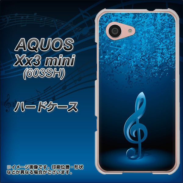 SoftBank アクオス Xx3 mini 603SH 高画質仕上げ 背面印刷 ハードケース【588 オーケストラ】