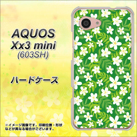 SoftBank アクオス Xx3 mini 603SH 高画質仕上げ 背面印刷 ハードケース【760 ジャスミンの花畑】