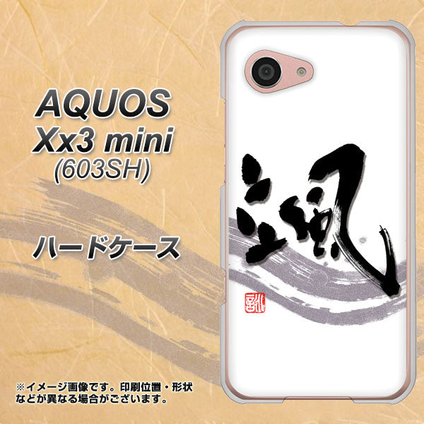 SoftBank アクオス Xx3 mini 603SH 高画質仕上げ 背面印刷 ハードケース【OE827 颯】