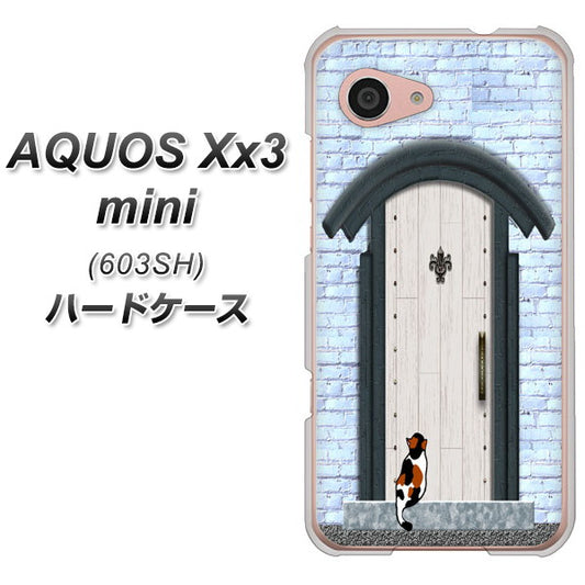SoftBank アクオス Xx3 mini 603SH 高画質仕上げ 背面印刷 ハードケース【YA951 石ドア01】