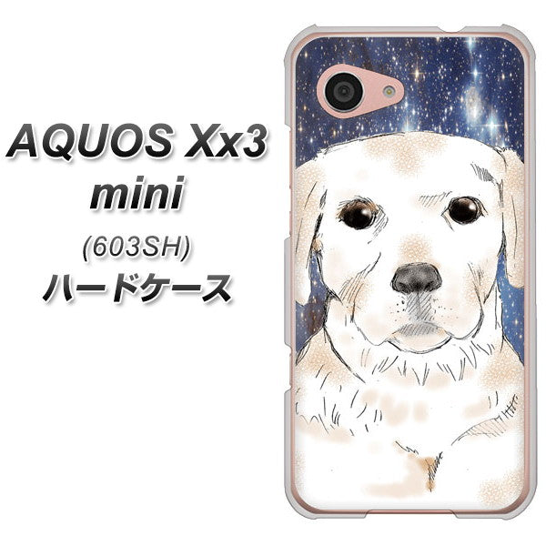 SoftBank アクオス Xx3 mini 603SH 高画質仕上げ 背面印刷 ハードケース【YD820 ラブラドールレトリバー01】
