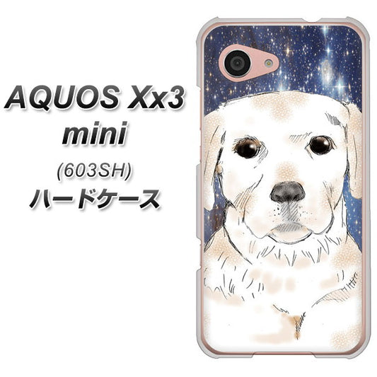 SoftBank アクオス Xx3 mini 603SH 高画質仕上げ 背面印刷 ハードケース【YD820 ラブラドールレトリバー01】