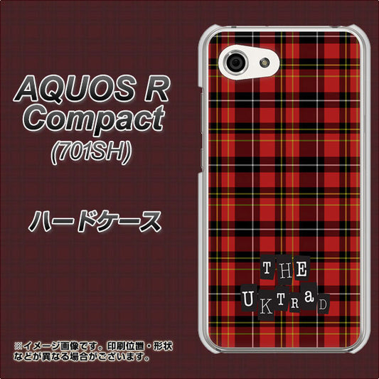 Softbank アクオスR コンパクト 701SH 高画質仕上げ 背面印刷 ハードケース【547 THEチェック】